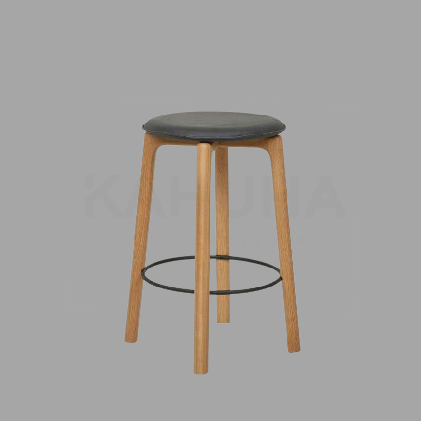 Glide Stool With No Back Rest - Upholstered Seat